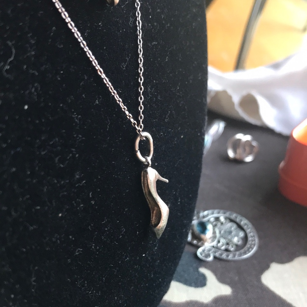 Sterling silver heel